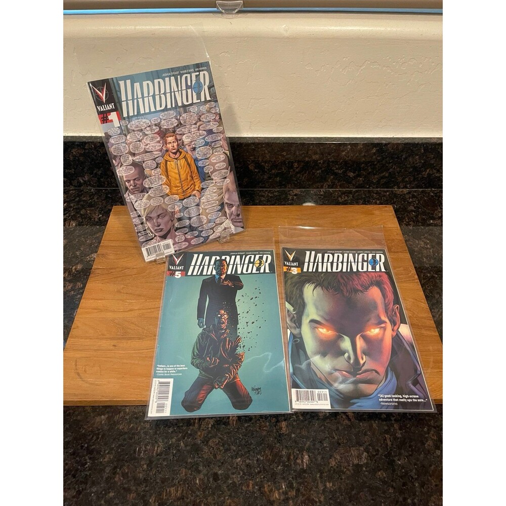 Harbinger #1, #3, #5 (Valiant 2012) 3-Issue Comic Lot